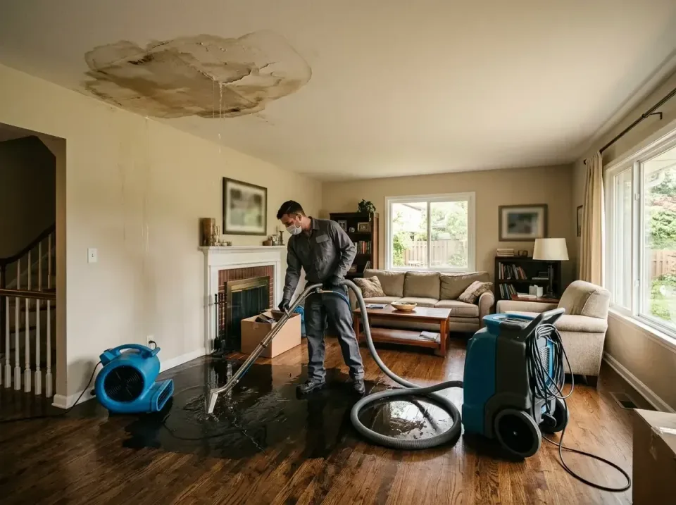 attic-pipe-burst-ceiling-drip-008 — frequently asked questions, Water Damage Restoration & Carpet Care in Brownfields, LA